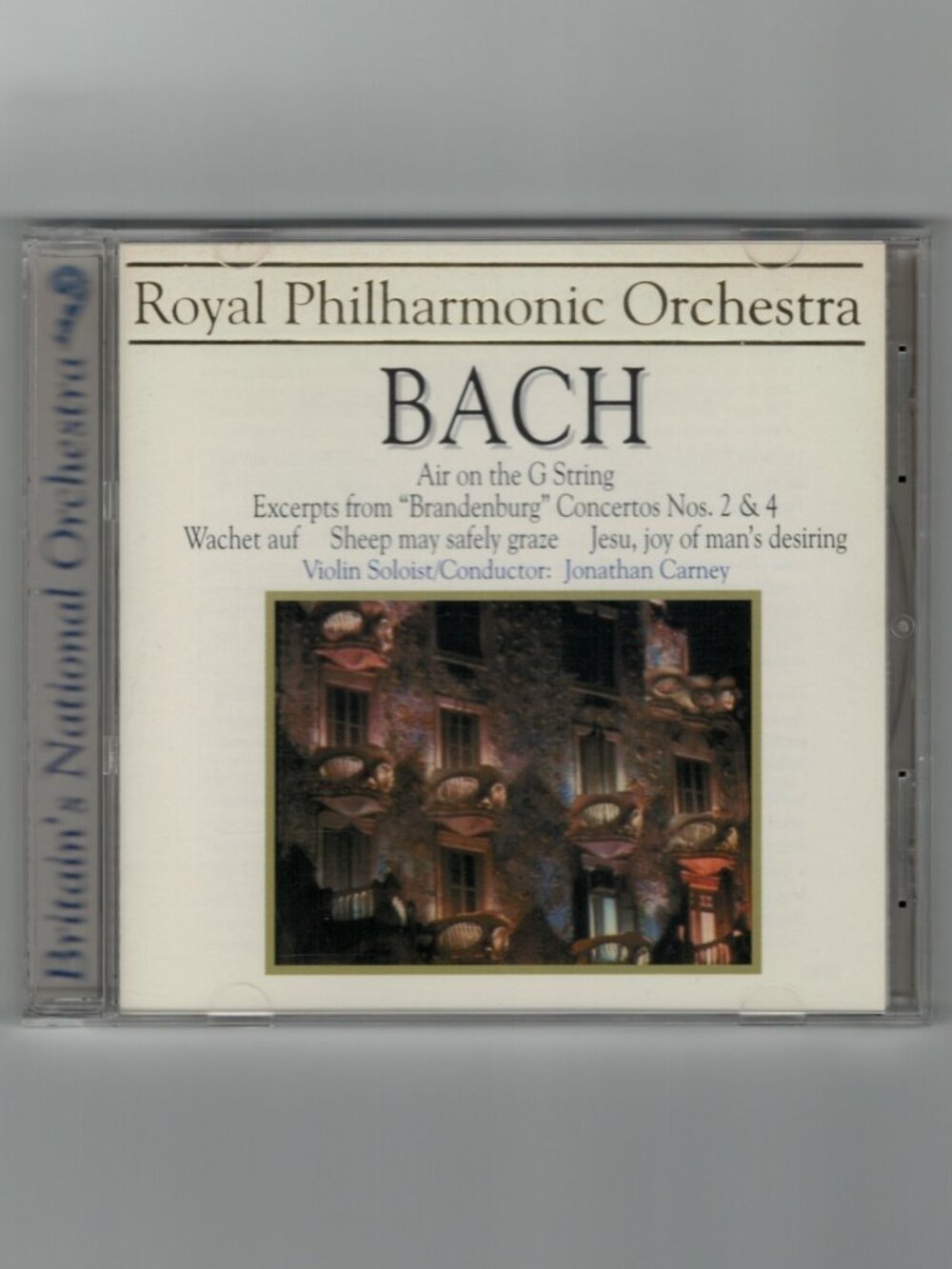J.S. Bach - Toccata & Fugue, Air on the G String - Jonathan Carney (CD) 1997 NEW